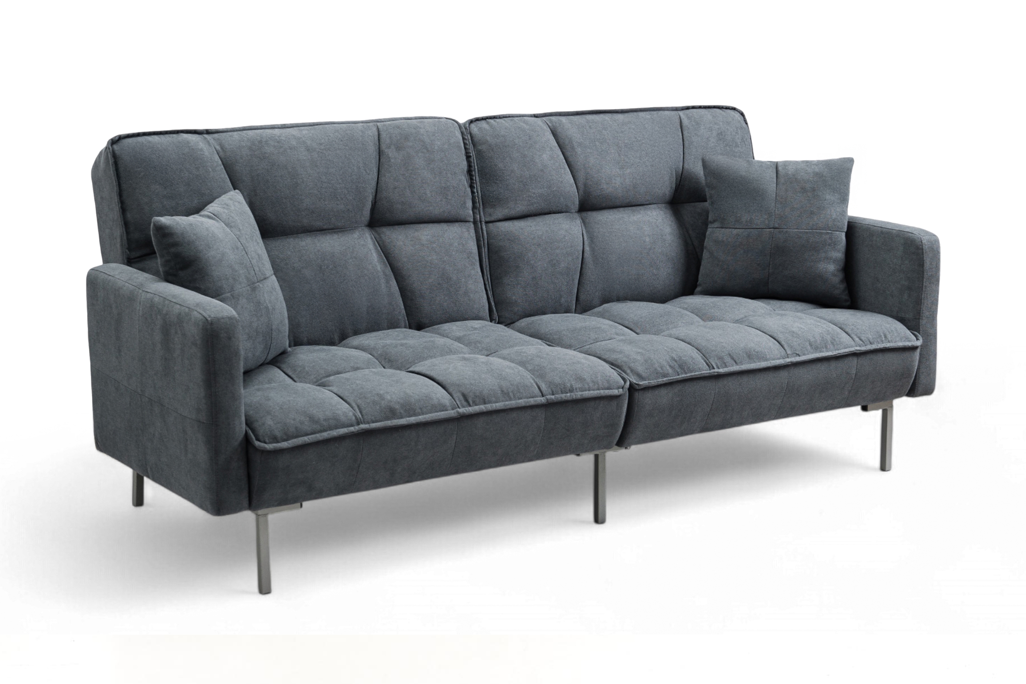 Trojmístná rozkládací pohovka Kitalio - popelavá