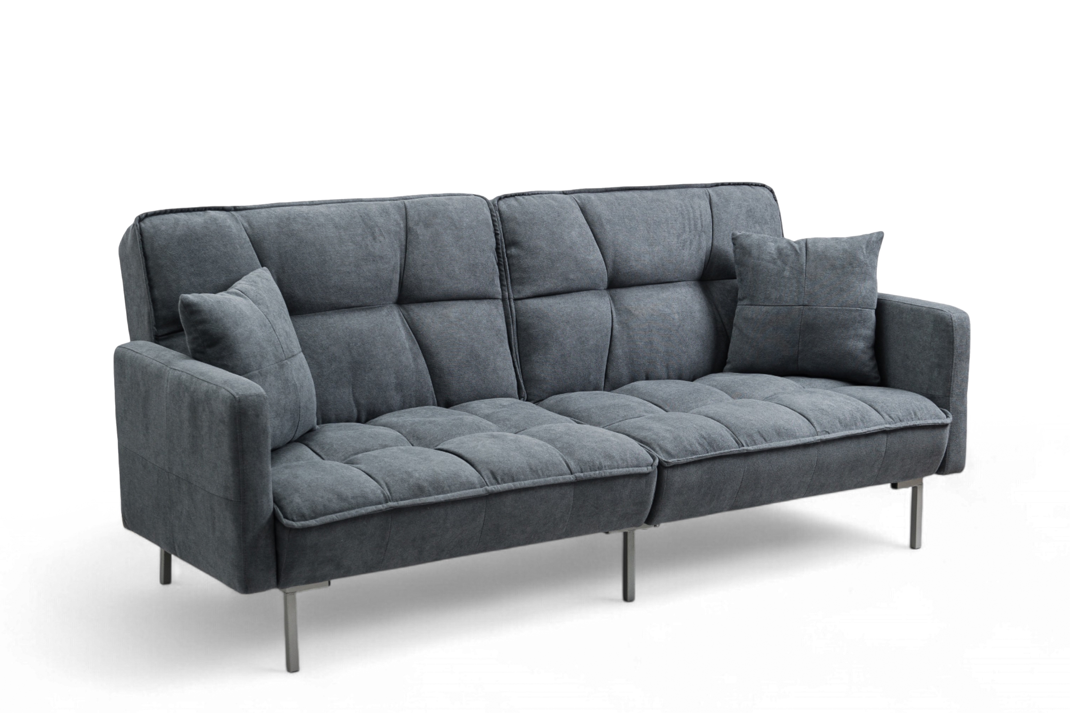 Trojmístná rozkládací pohovka Kitalio - popelavá