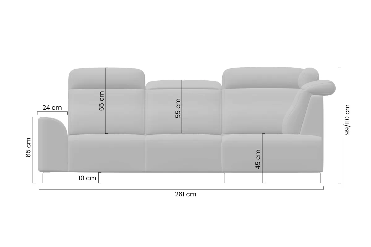  Rohová sedací souprava Magnis L rozkládací pravá - béžová plecionka Magni 206.03 