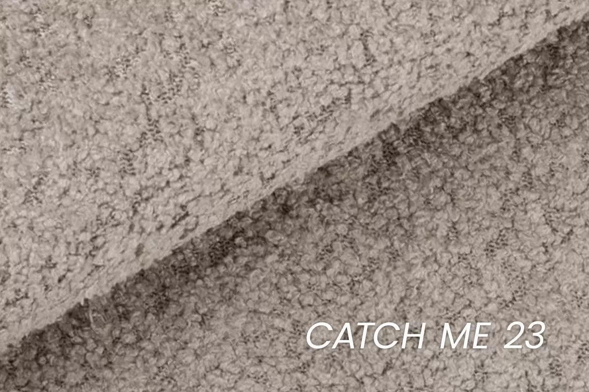 Křeslo čalouněná Cocoon obrotowy - šedá boucle Catch Me 24