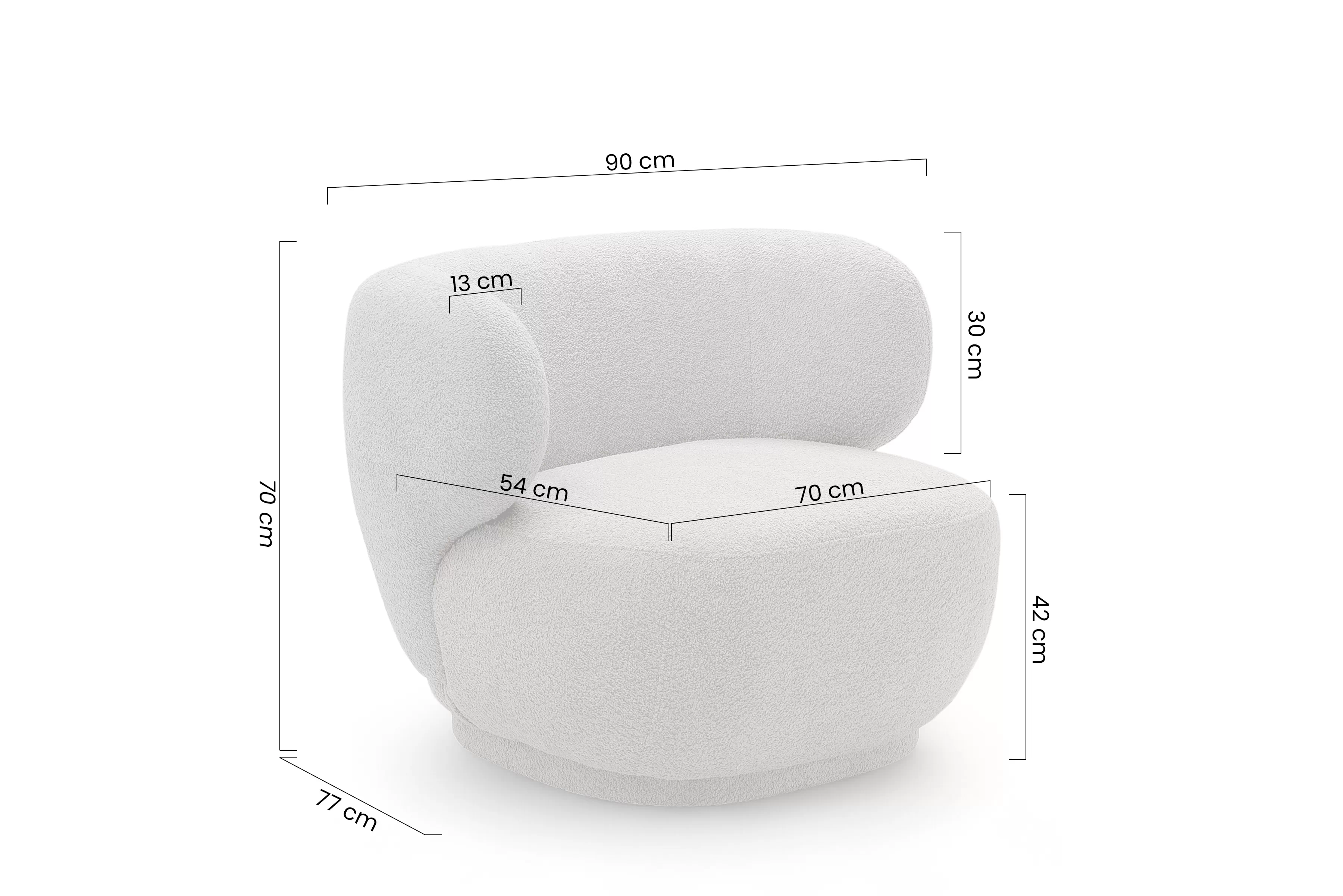 Křeslo čalouněná Skindi 