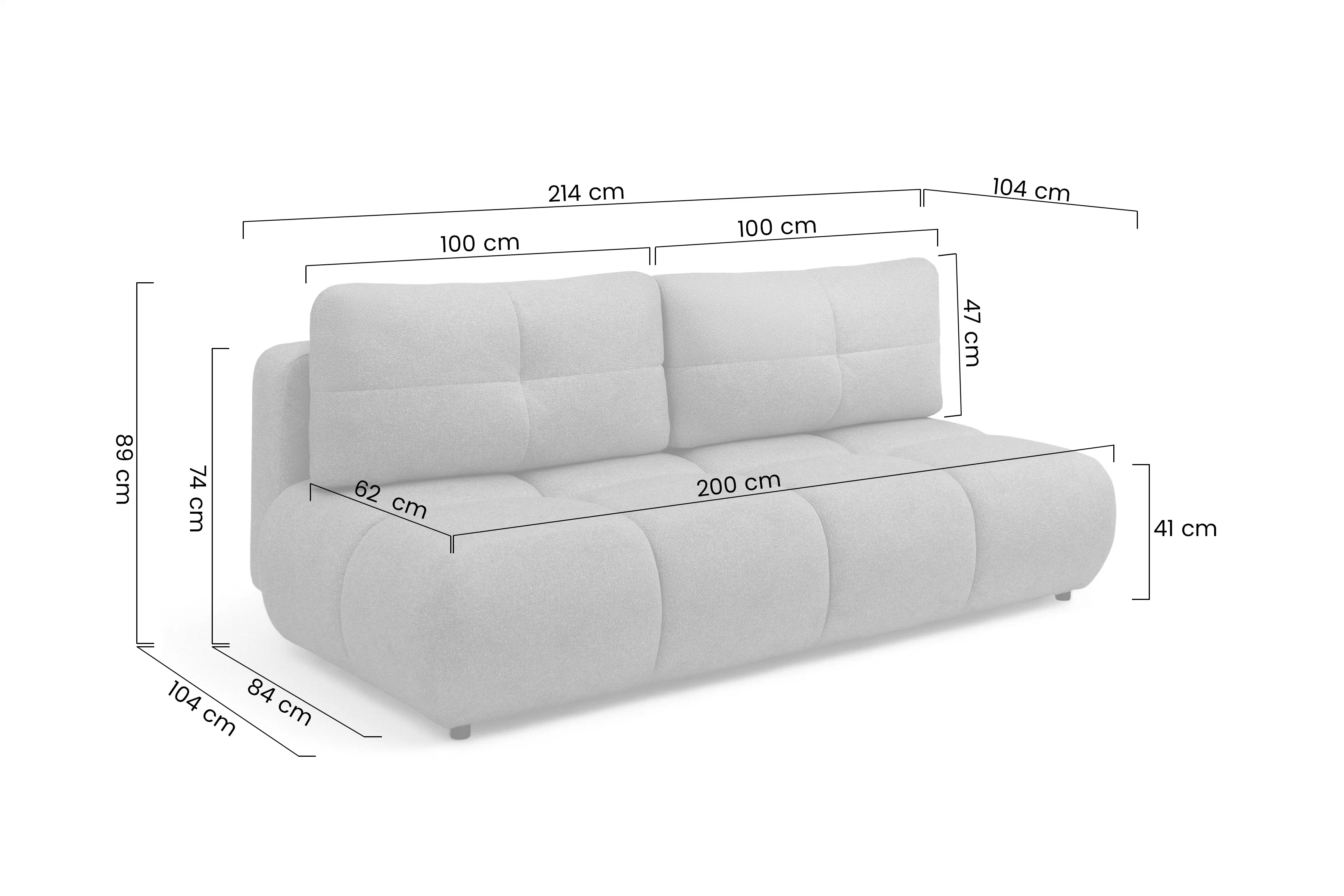 Pohovka Lerio rozkládací