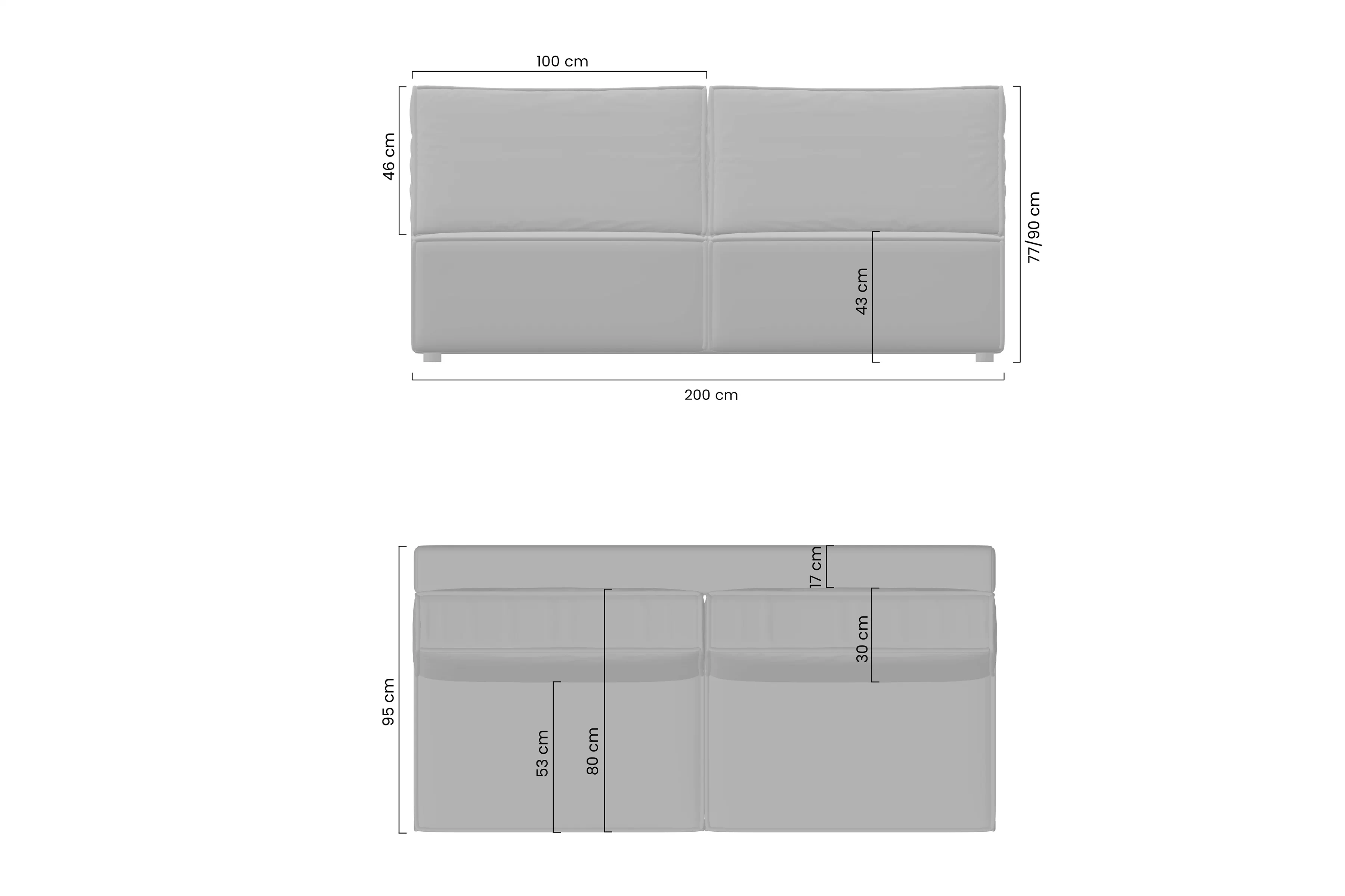 Pohovka Solvero rozkládací - tmavý béžová plusz Tilia 17