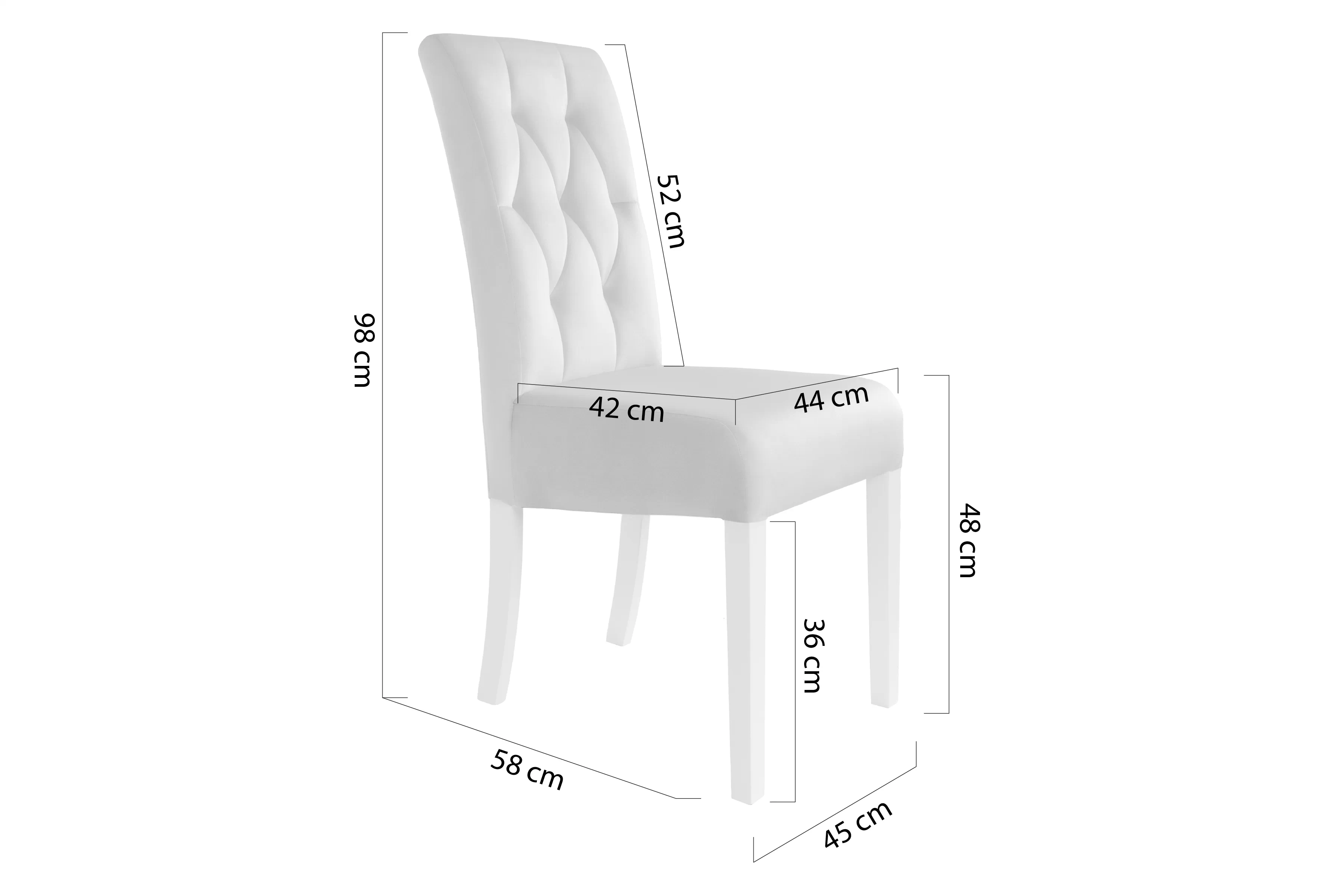 židle čalouněné Castello 5 - béžová Salvador 02 / černé nožičky