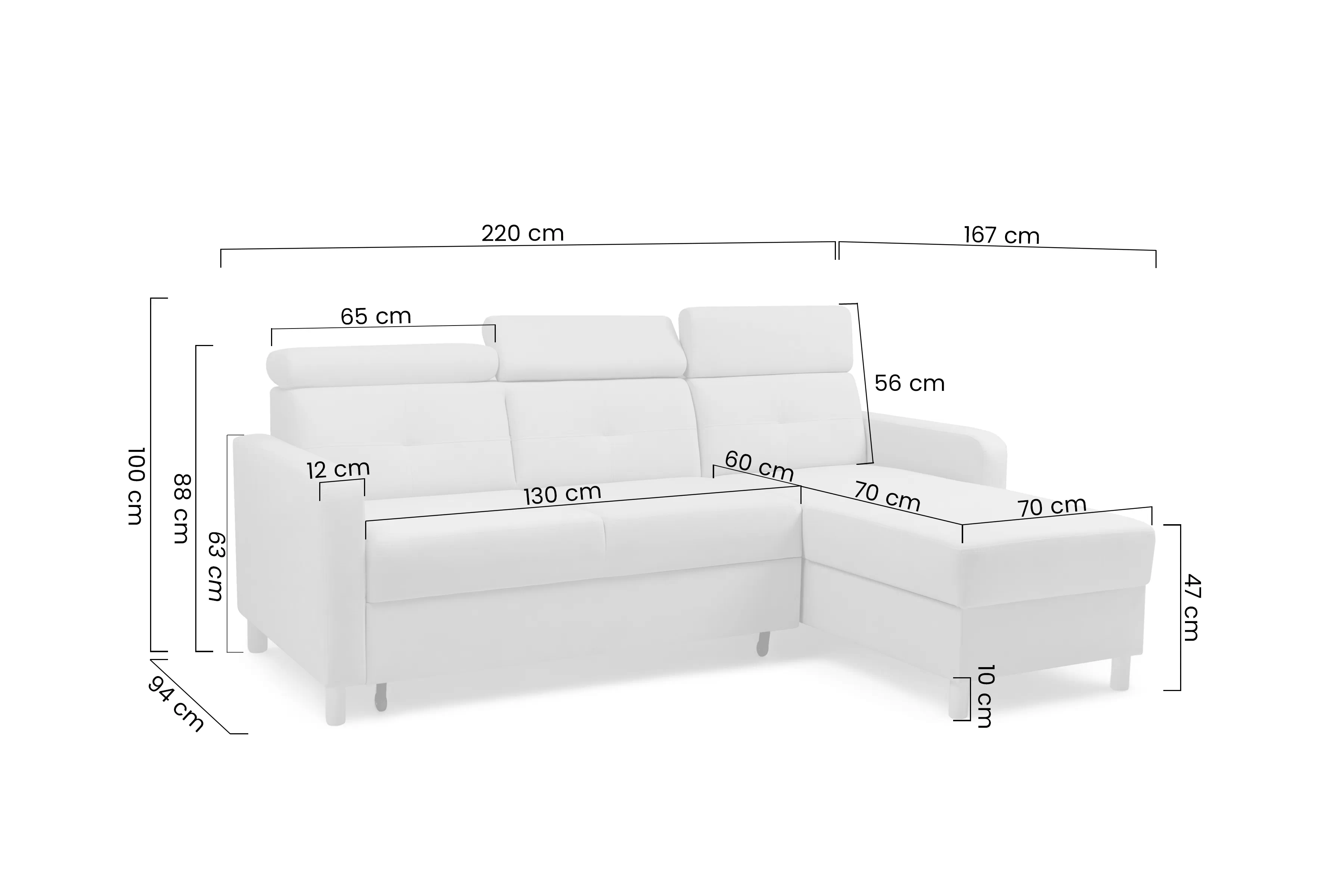 Rohová sedací souprava Filo rozkládací uniwersalny Levá/pravý - béžová plecionka Wind 11