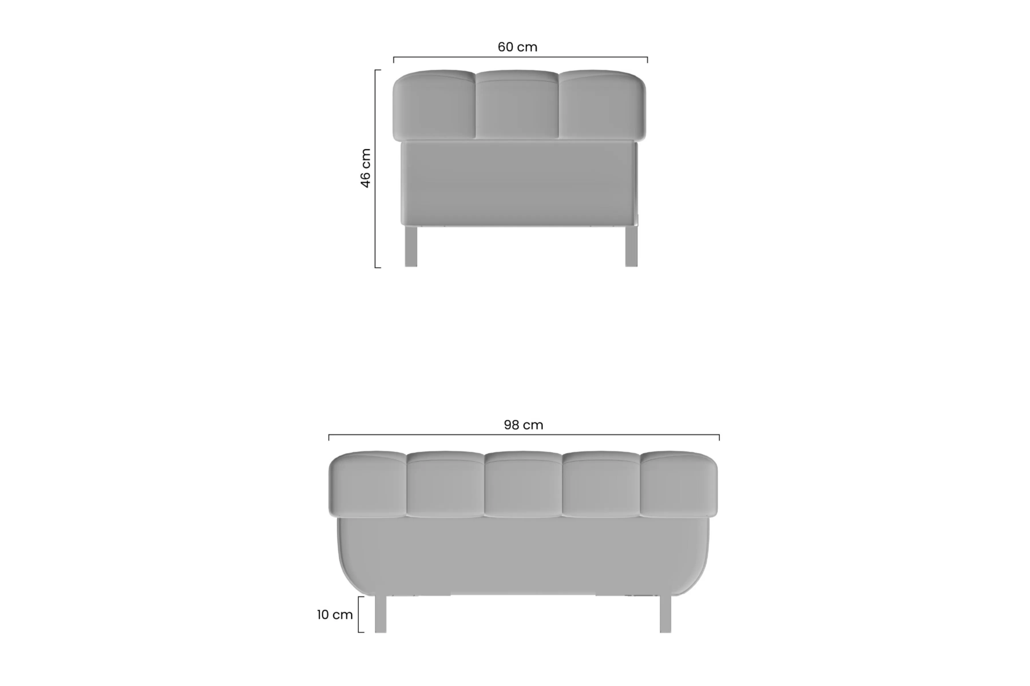 Taburet Tyrion čalouněná