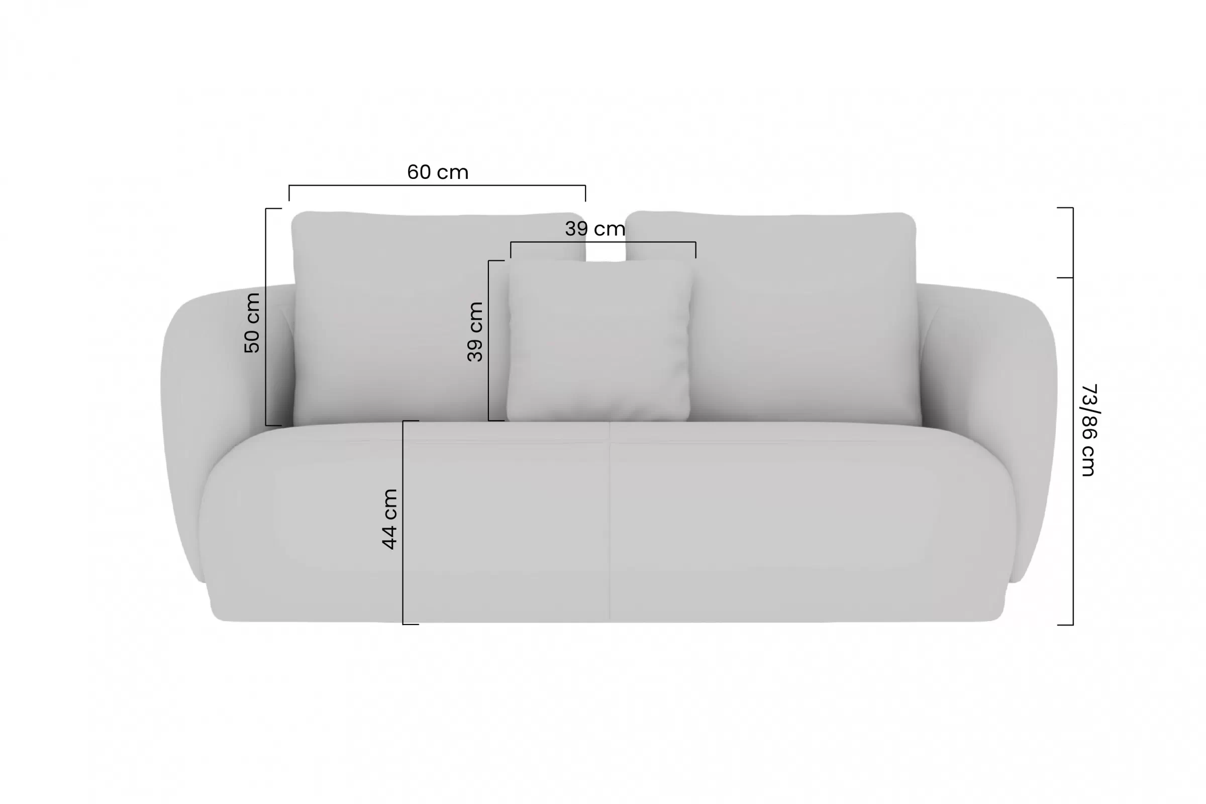 Pohovka Finezal 2-os