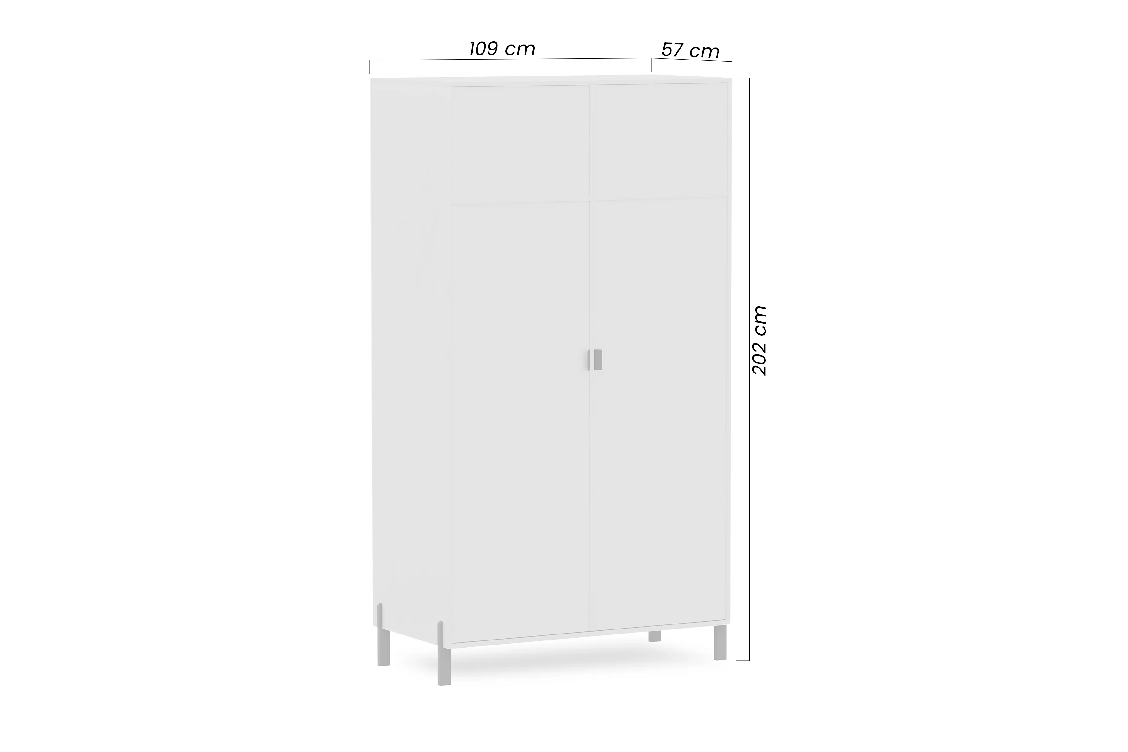 skříň dvoudveřová Cremona - béžová Pískový 